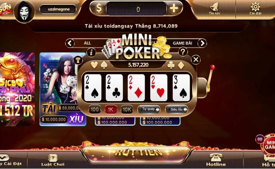 sunwin club game Mini Poker