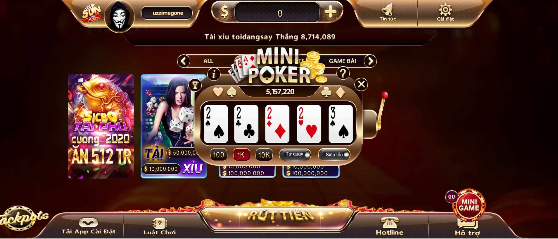 game Mini Poker